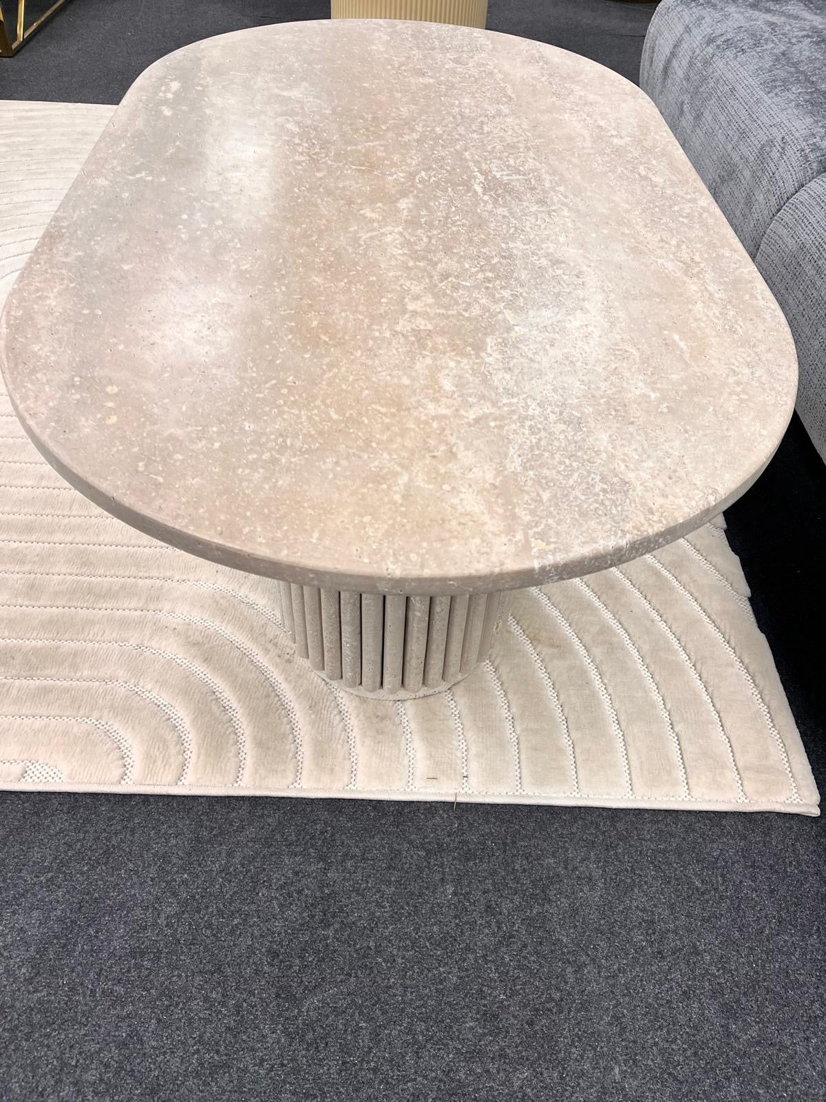 Table basse Travertin Octopus 120x70cm