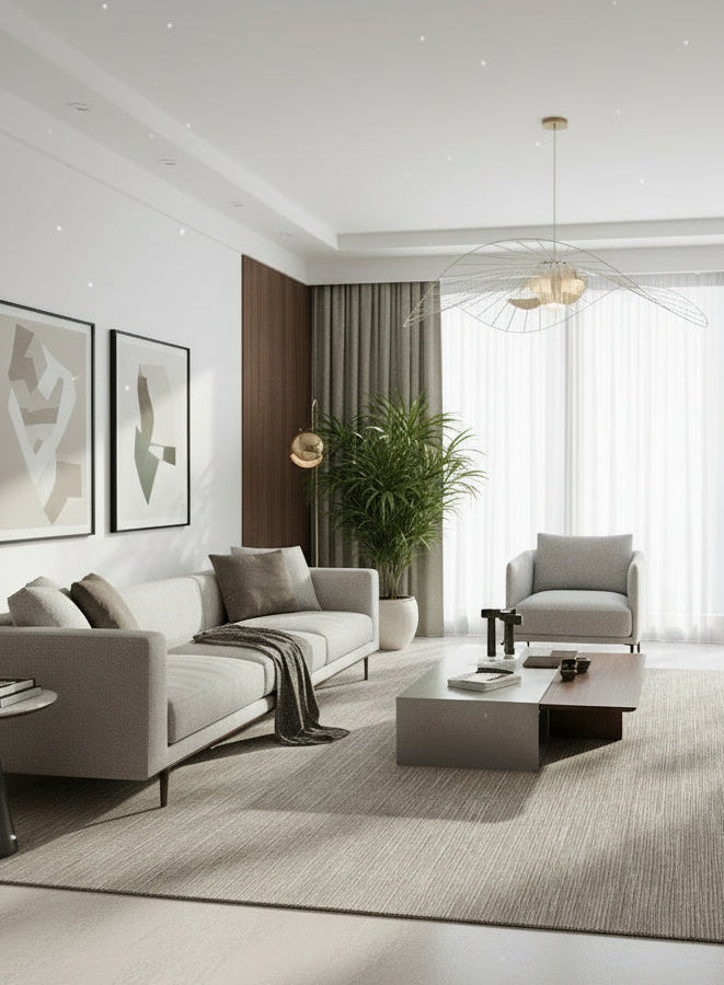 Tapis Signo 1970 Creme Beige Bicolor Merinos 75148 – poils courts lavable