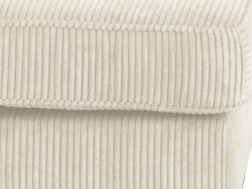 Canapé Bristol panoramique Côtelé Ecru