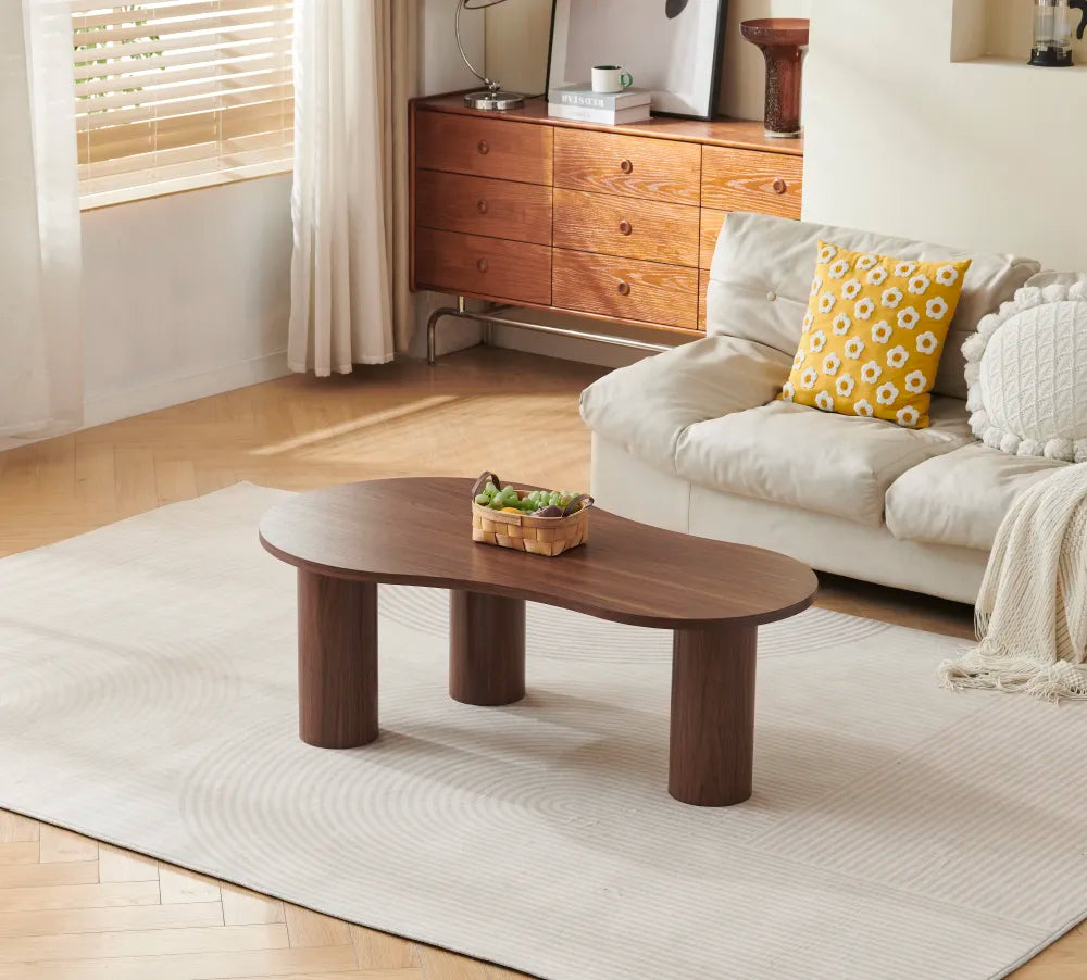 Table basse Ibiza bois noyer