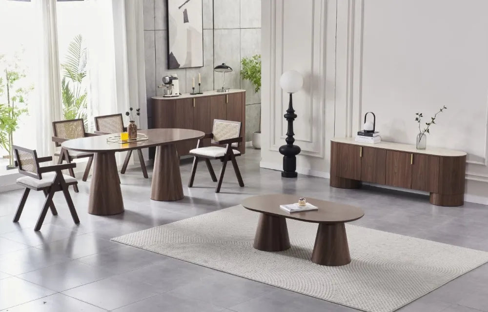 Table basse Iconic bois noyer