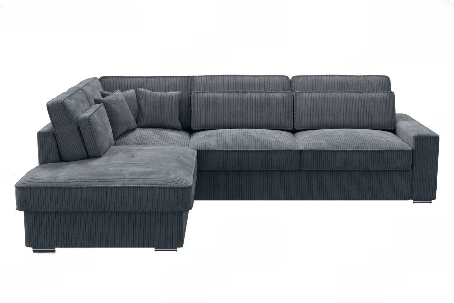 Canapé d'angle Lexus Velours Côtelé Gris