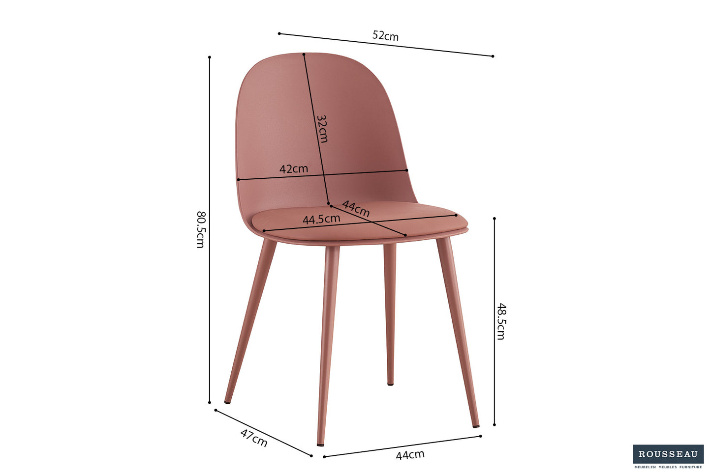 Chaise Jasmin Terracotta