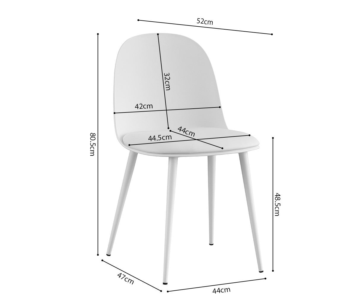 Chaise Jasmin Blanc
