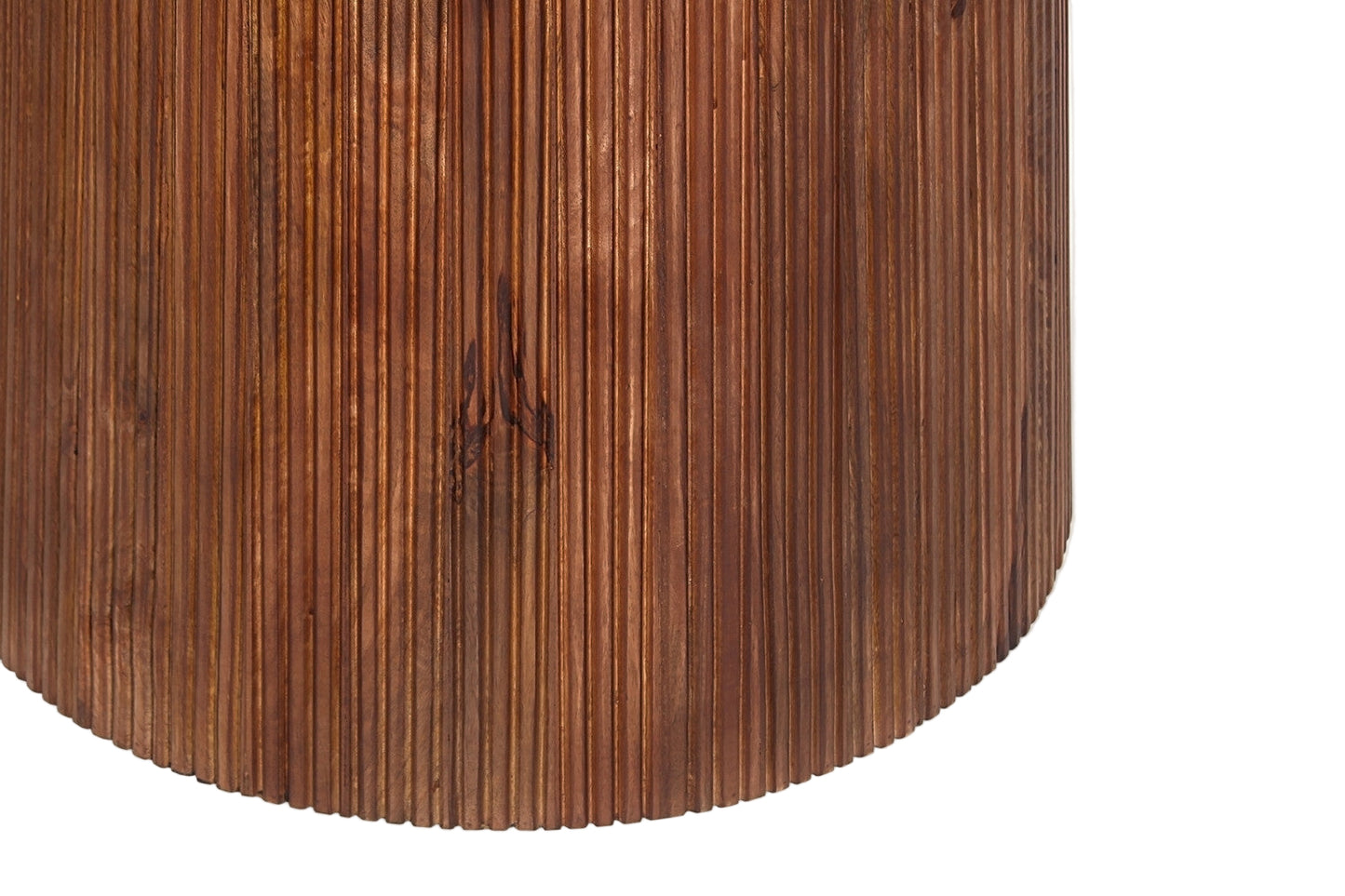Table à manger en bois de manguier – Collection Vallsta Ronde – 130 x 130 cm