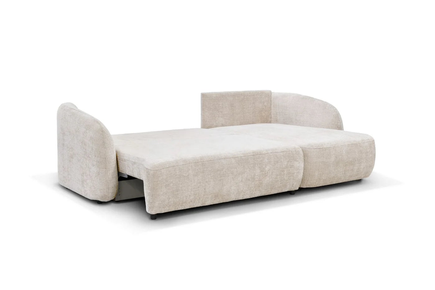 Canapé d'angle convertible Porto Marbella Blanc Cassé