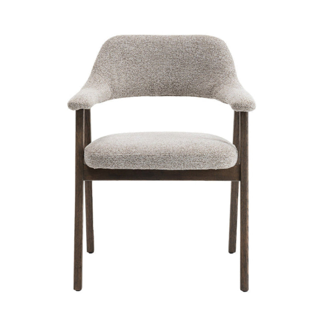 Chaise Vallsta – Chêne massif brun foncé | ARBA Home
