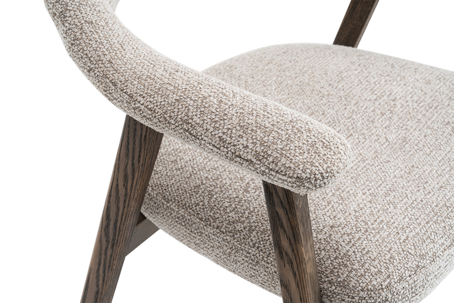 Chaise Vallsta – Chêne massif brun foncé | ARBA Home