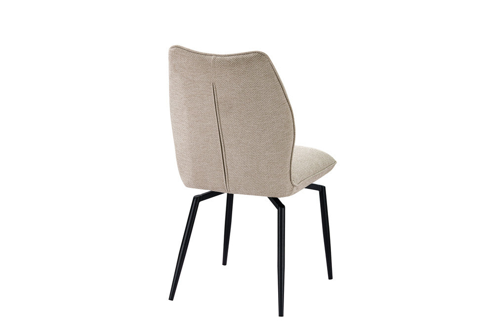 Chaise Strad – Pied Pivotant brun foncé | ARBA Home