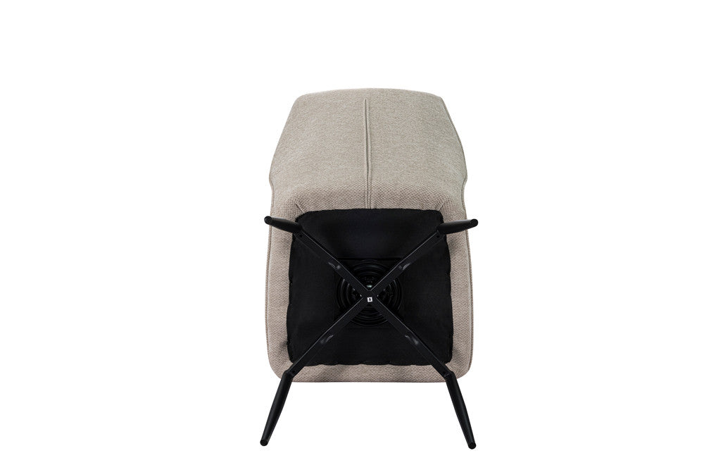 Chaise Strad – Pied Pivotant brun foncé | ARBA Home