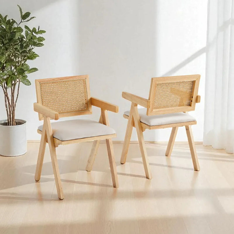 Lot de Chaises Rotina bois chêne