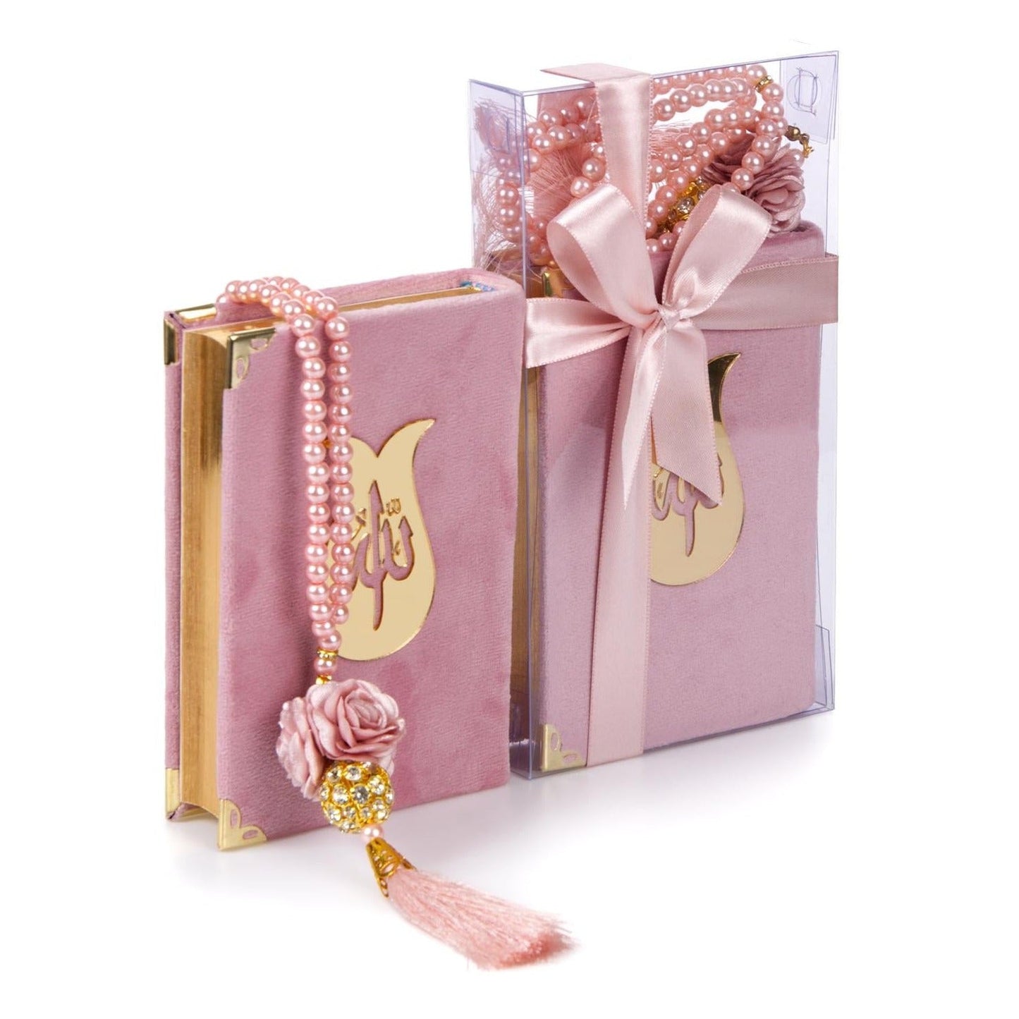 Coffret Karim velours rose