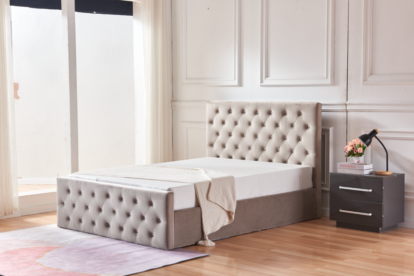 Lit coffre Capucins Moka