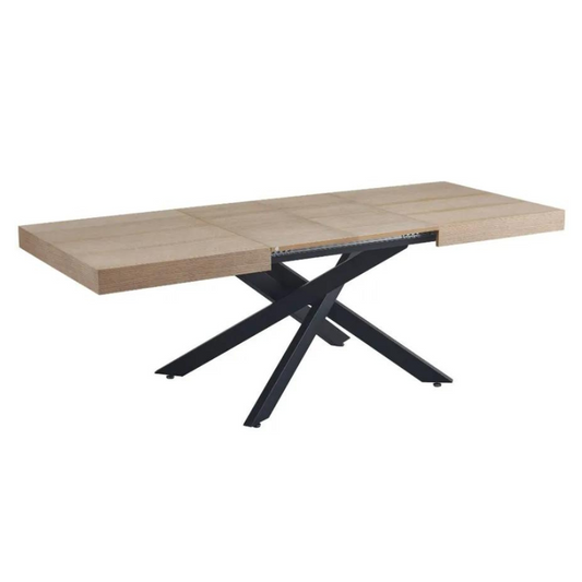 Table à Manger en Chêne Extensible Balni