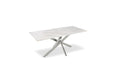 Table à manger Olivia pied chrome 150cm