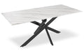 Table à manger Olivia pied noir 150cm