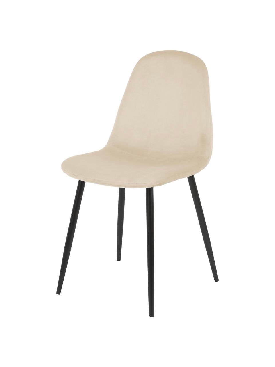 Chaise Scandinave taupe pied chrome