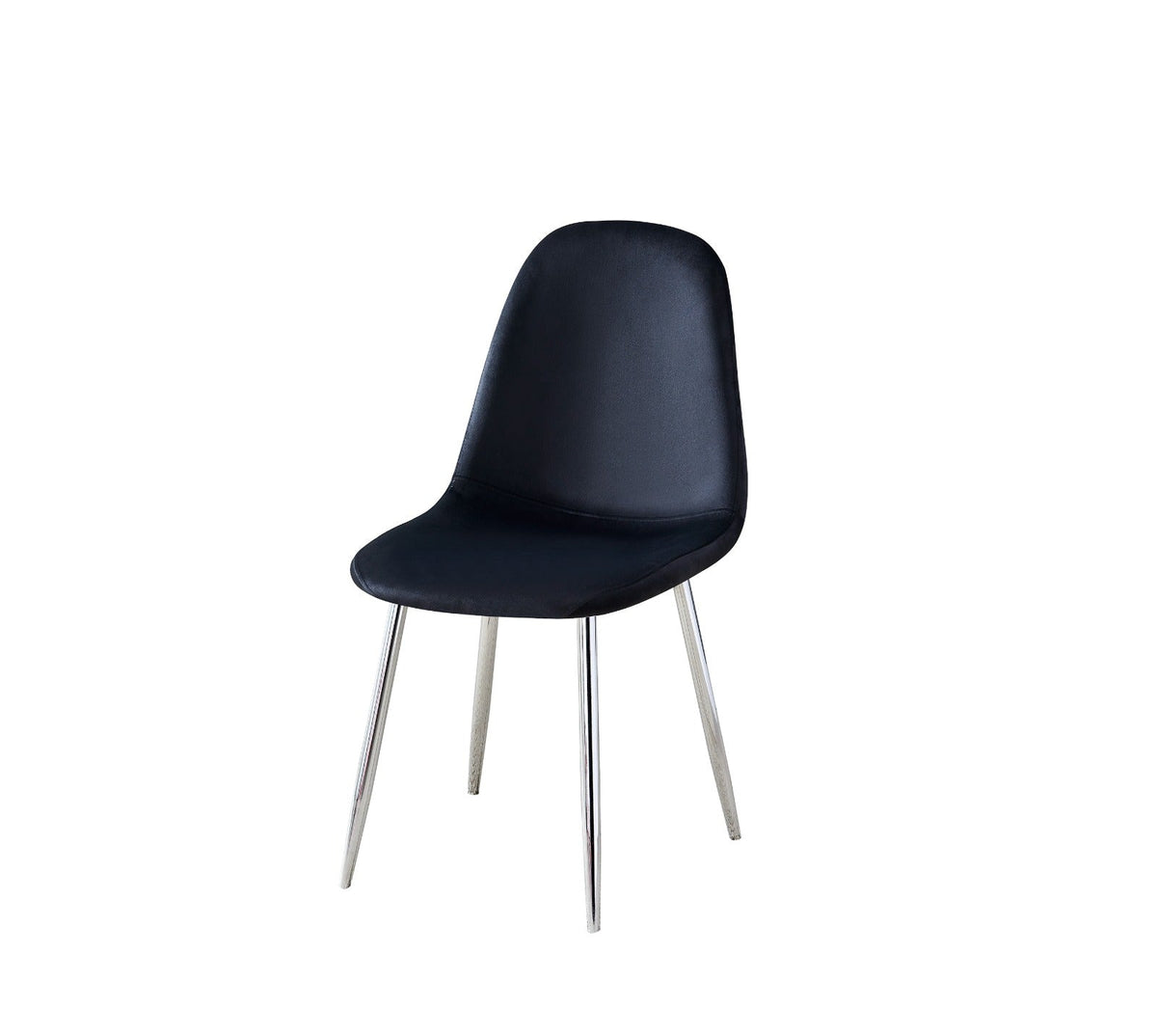 Chaise Scandinave taupe pied chrome