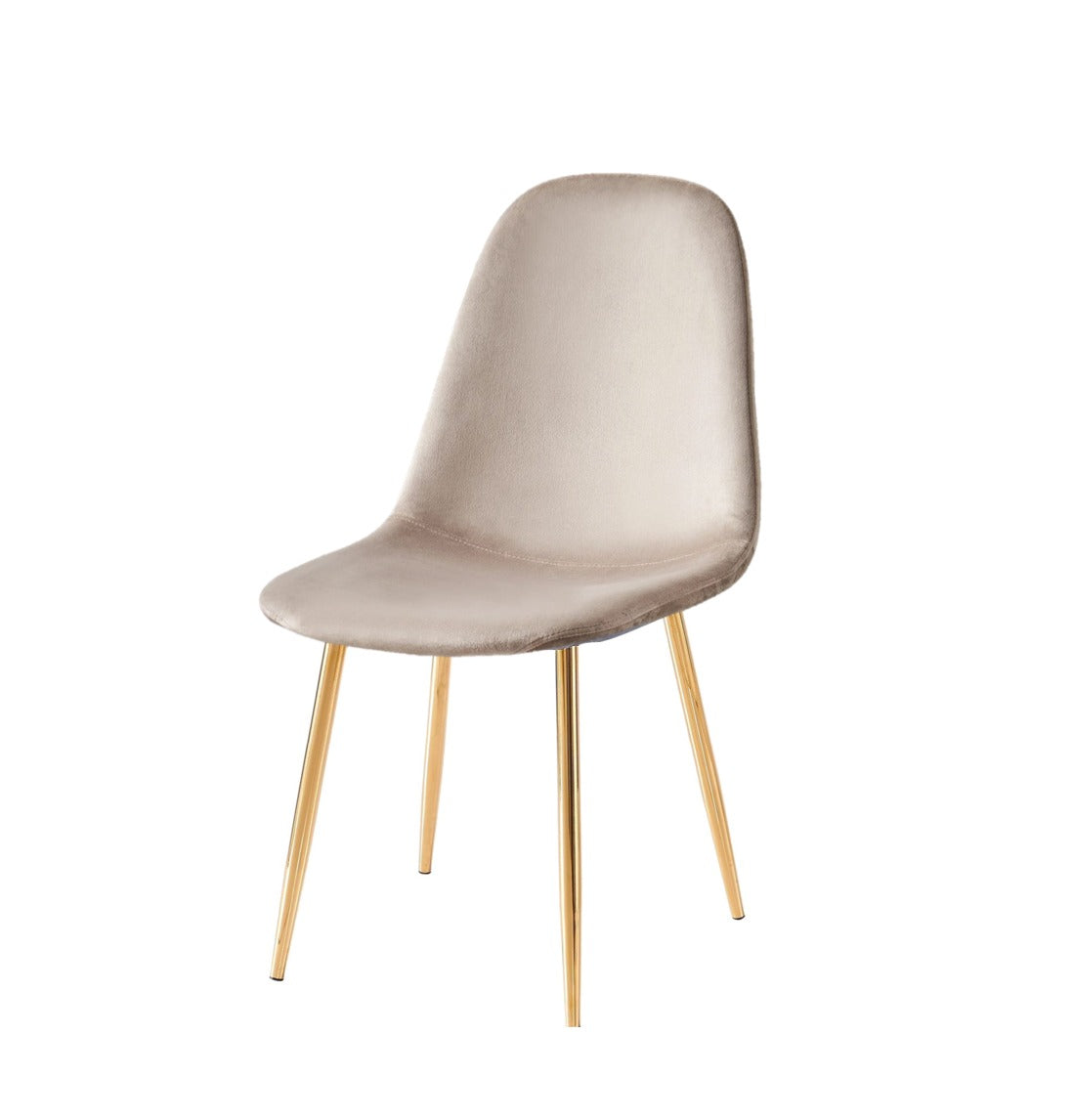 Chaise Scandinave noir pied chrome