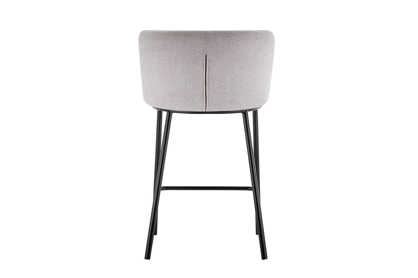 Tabouret de comptoir Arthur Pied Métal noir Tissu