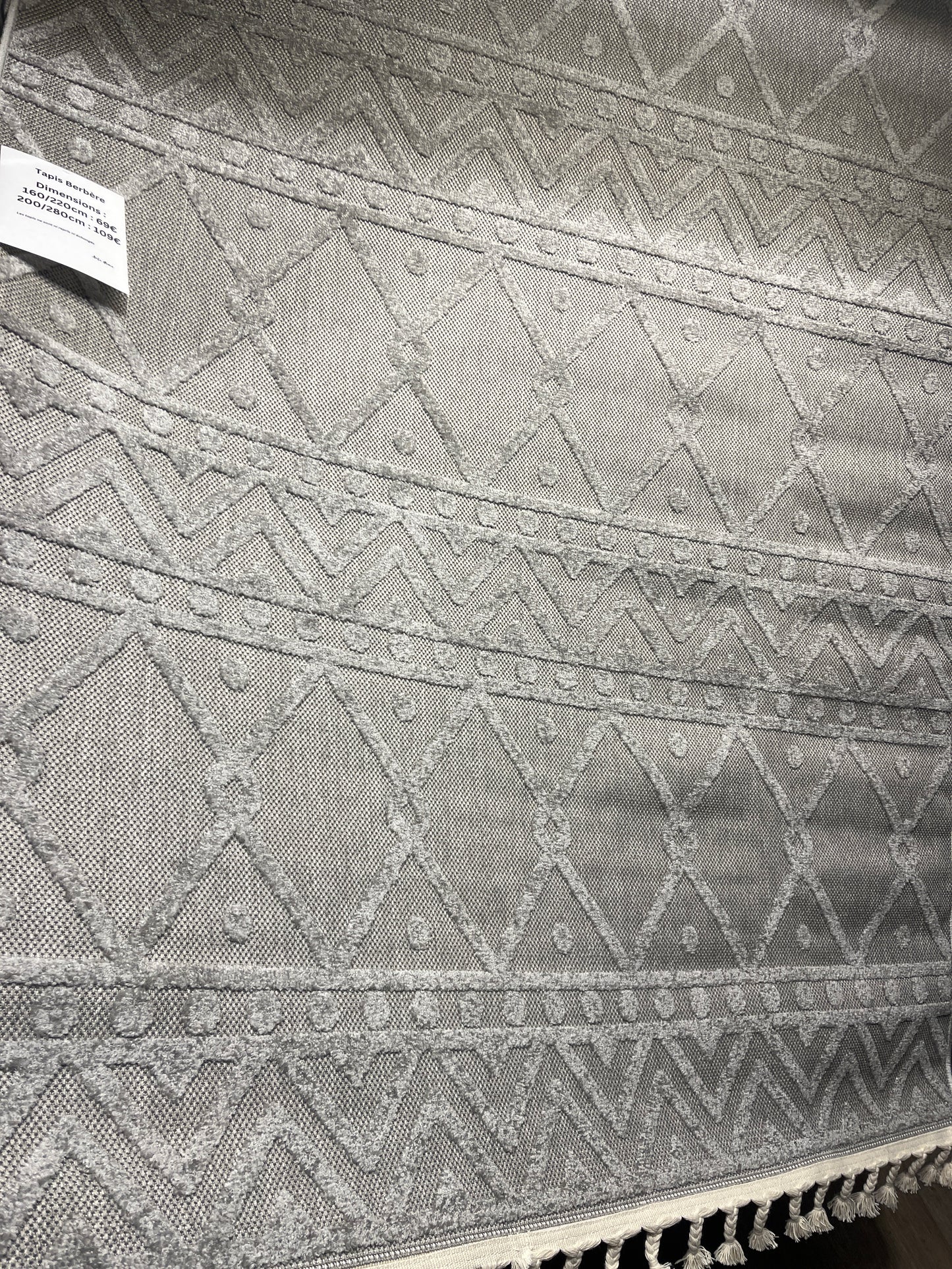 Tapis Berbere 53326 296 GREY