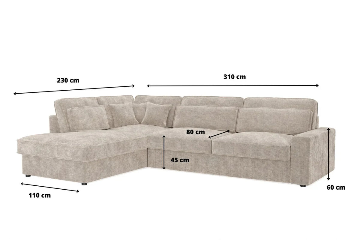 Canapé d'angle Lexus Marbella Beige