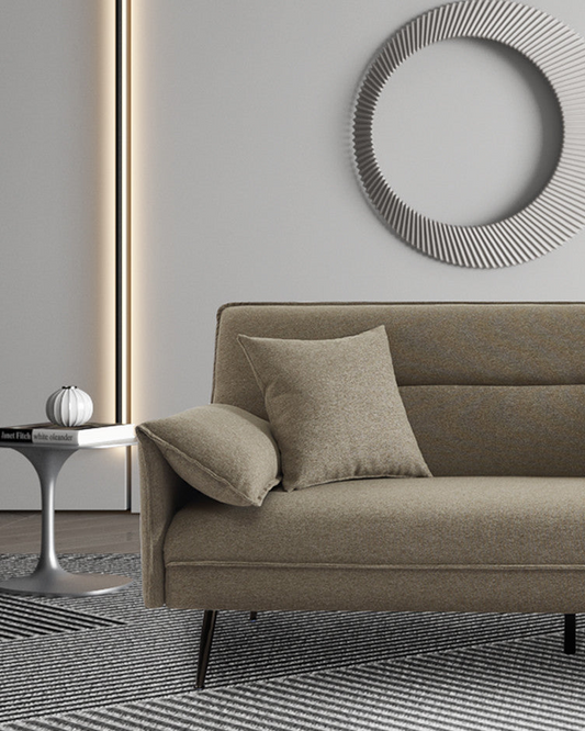 Canapé-Lit Uppsala Tissu Beige clic-clac