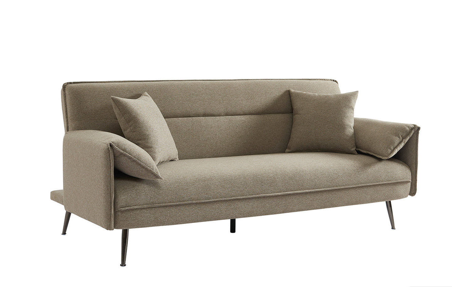 Canapé-Lit Uppsala Tissu Beige clic-clac