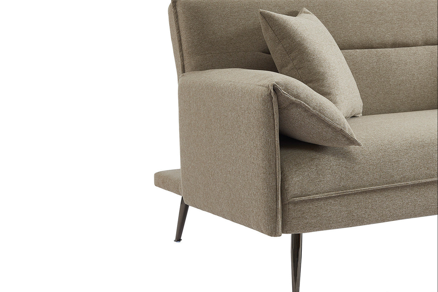 Canapé-Lit Uppsala Tissu Beige clic-clac