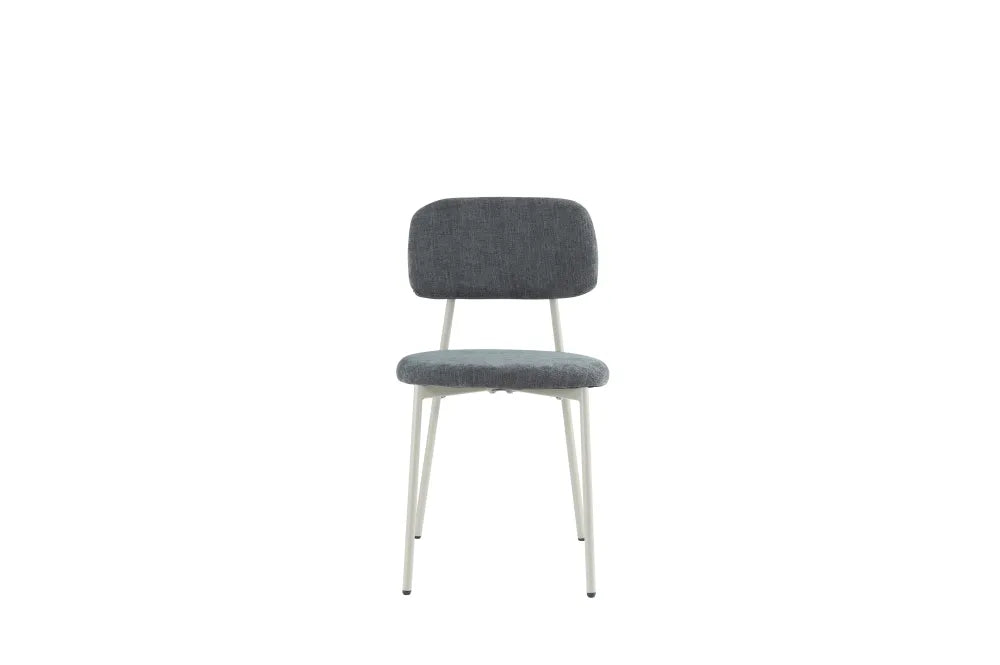 Chaise Azra Pied métal Assise Tissu Heritage
