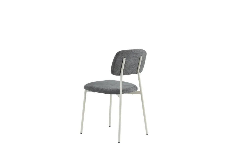 Chaise Azra Pied métal Assise Tissu Heritage