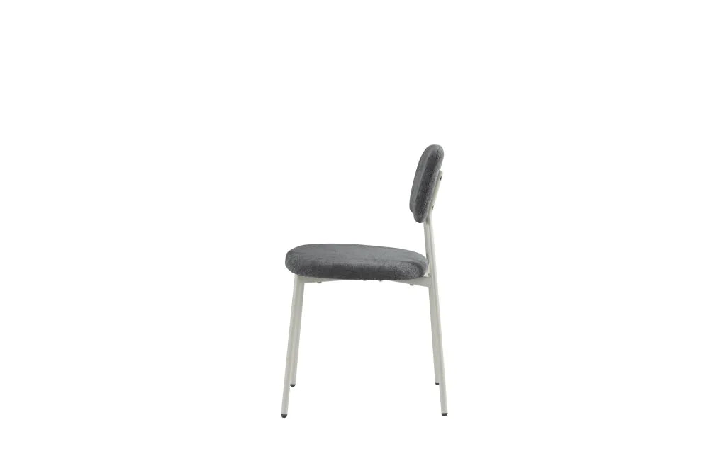 Chaise Azra Pied métal Assise Tissu Heritage