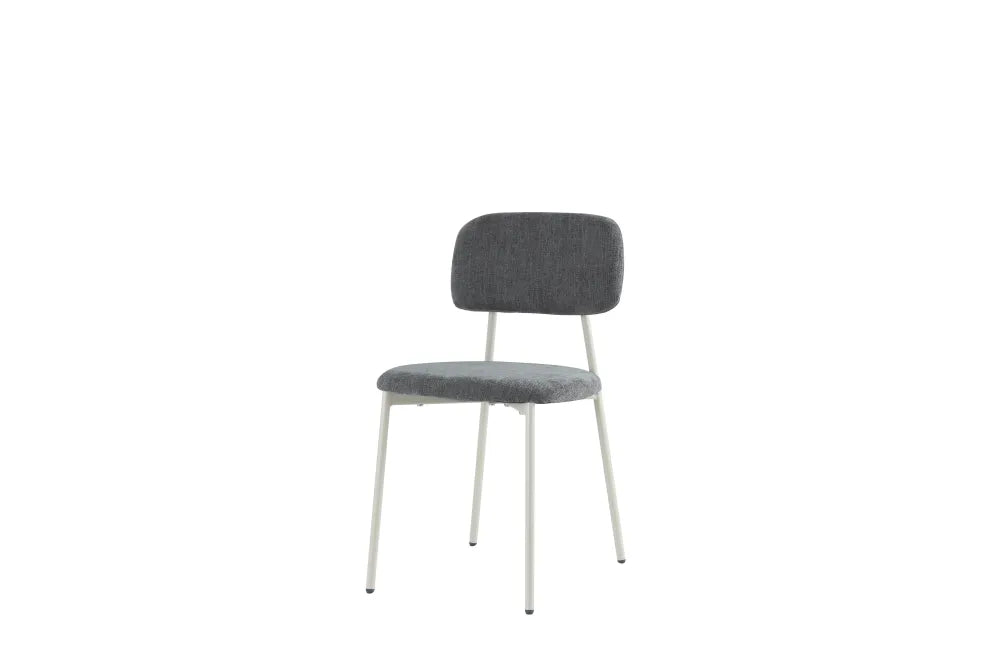 Chaise Azra Pied métal Assise Tissu Heritage