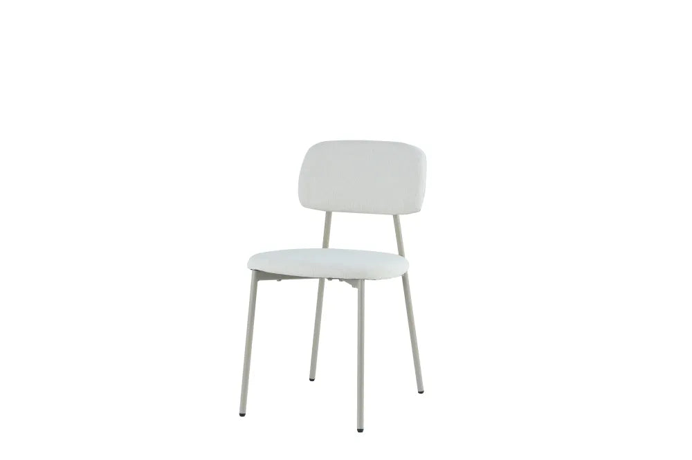 Chaise Azra Pied métal Assise Tissu Heritage