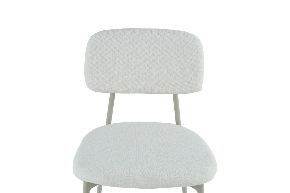 Chaise Azra Pied métal Assise Tissu Heritage