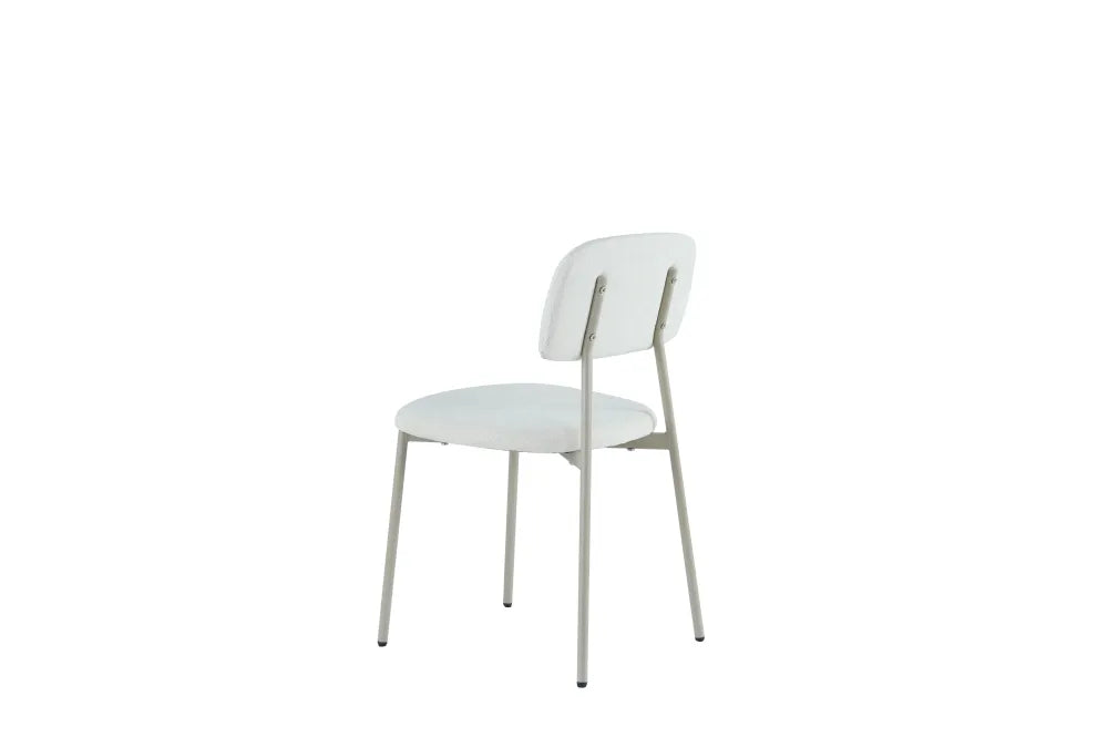 Chaise Azra Pied métal Assise Tissu Heritage