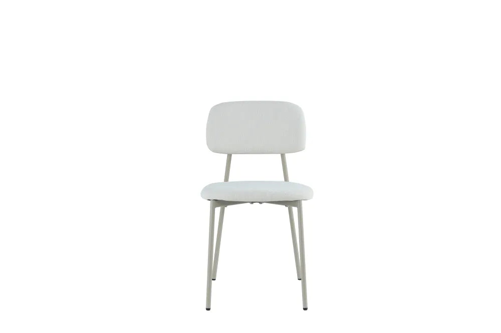 Chaise Azra Pied métal Assise Tissu Heritage