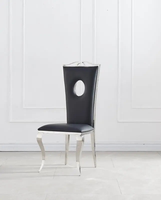 Chaise Royal Simili Noir noir