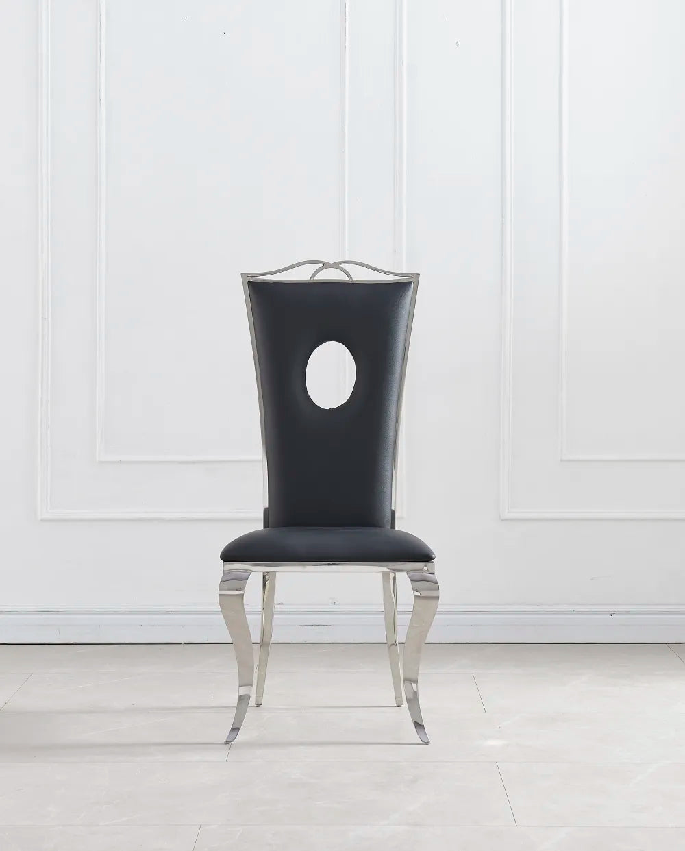 Chaise Royal Simili Noir noir