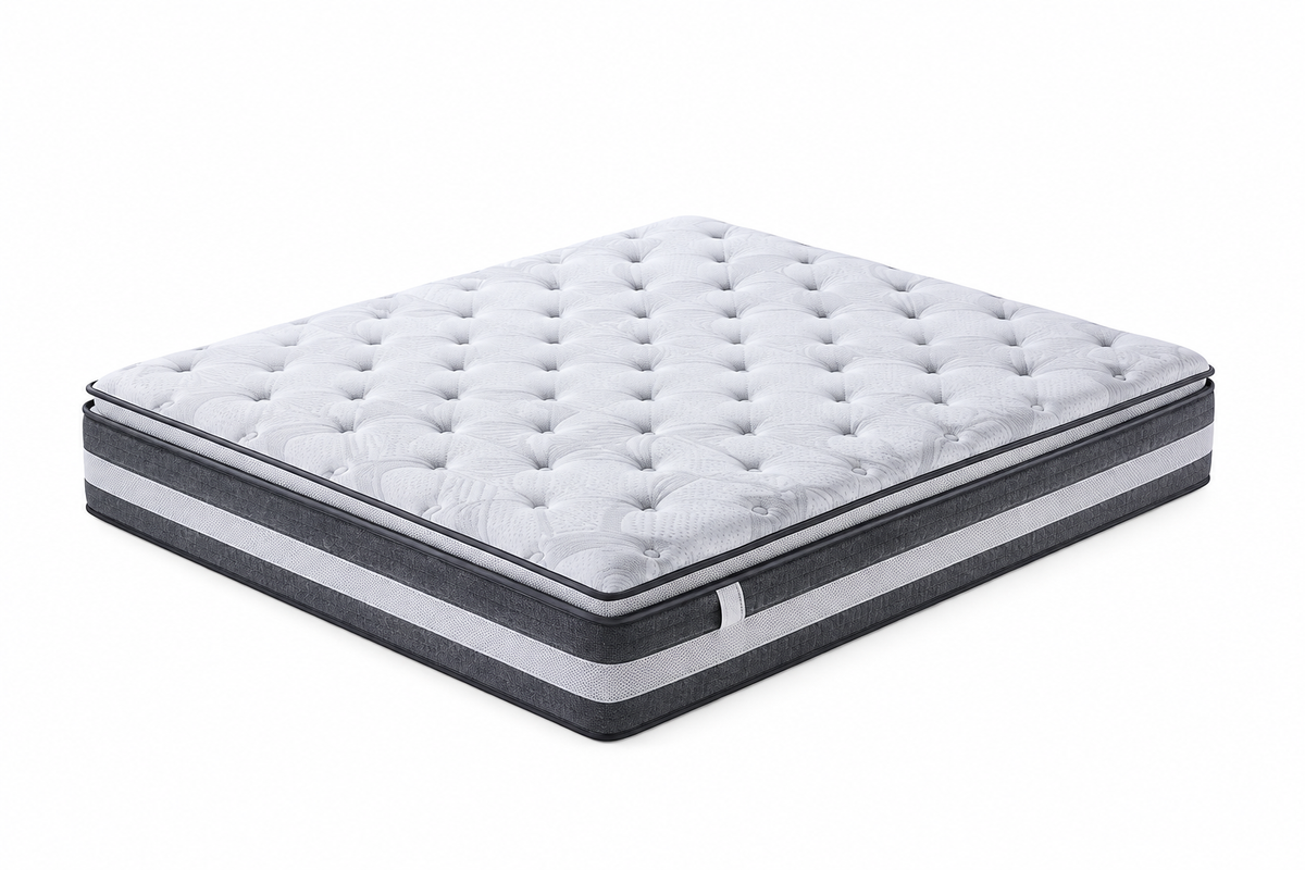 Matelas Athena roulé – Ressorts ensachés – 30 cm avec surmatelas intégré