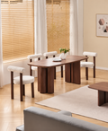 Table à Manger Trinity Noyer 180 cm en MDF – Table Design Moderne