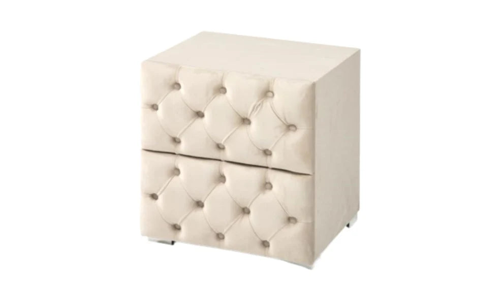 Chevet capitonné Beige