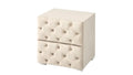 Chevet capitonné Beige