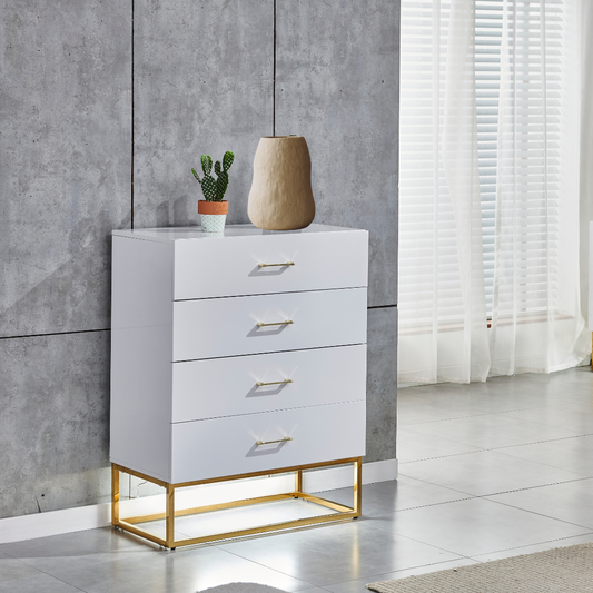 Commode Alya laque dore