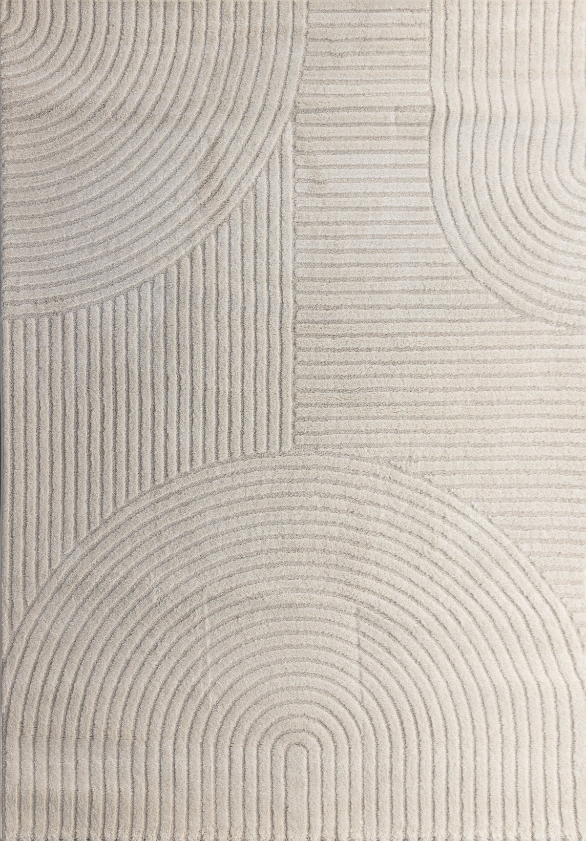Tapis blanc crème Elio 52