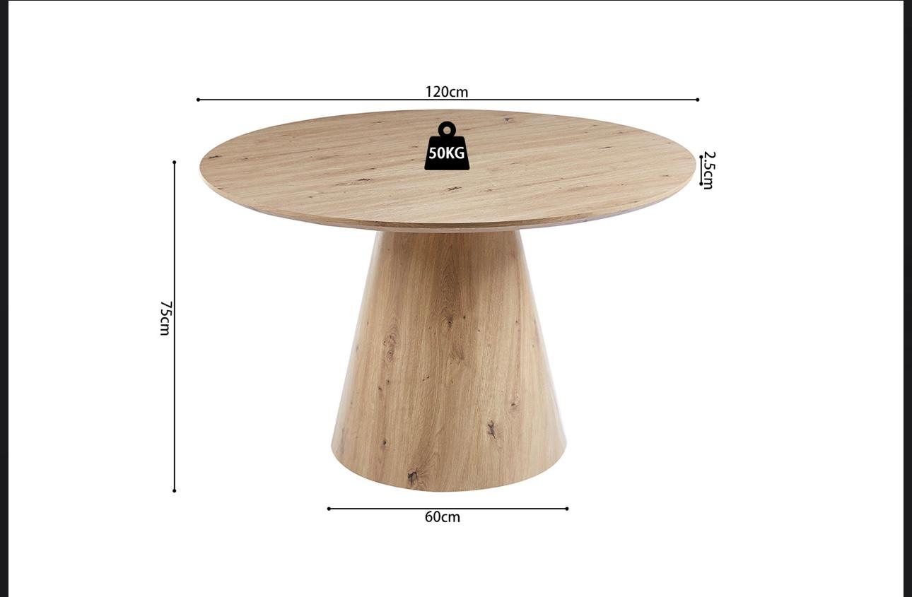 Table à manger Tigo 120cm