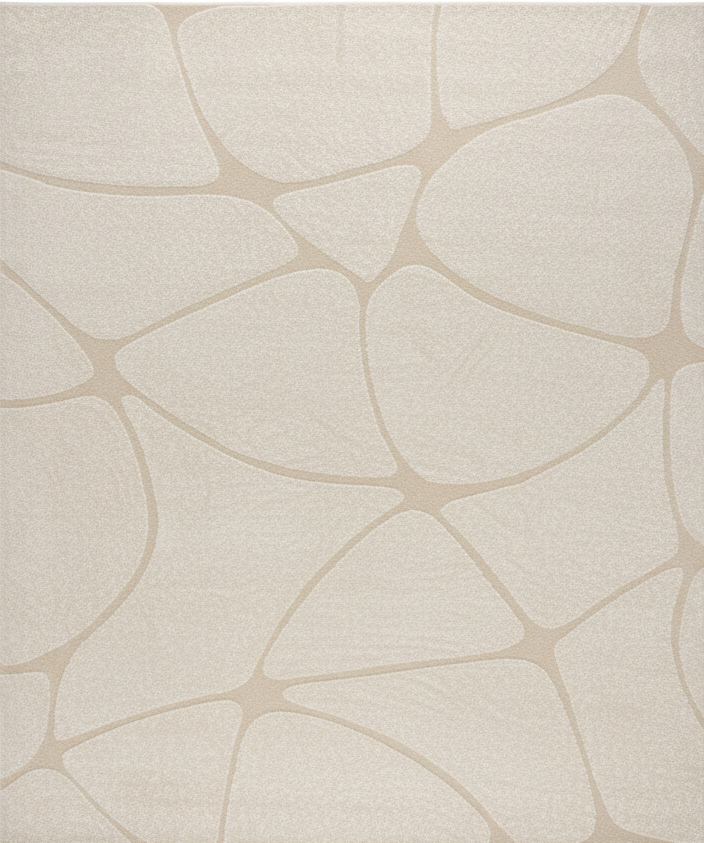 Tapis Elio crème Merinos – Confortable et Sobre Design Galet