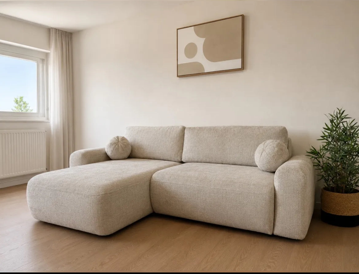 Canapé convertible BETIS Marbella beige
