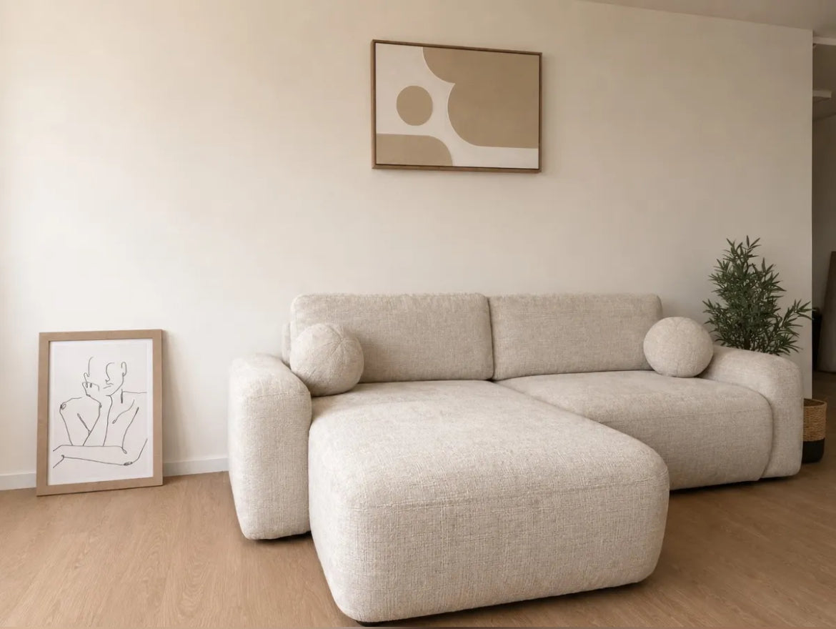 Canapé convertible BETIS Marbella beige