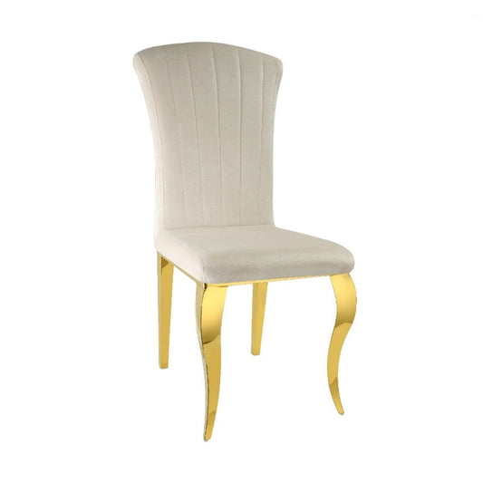 Chaise Nansouty – Style Louis, structure Or| ARBA Home
